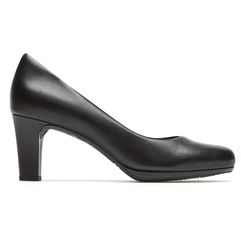 Rockport Singapore Womens Pumps - Total Motion Leah Black - NY2639048